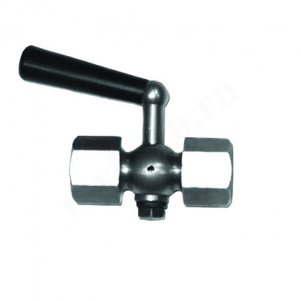 Кран шаровой для манометра резьб. 1/2", PN16, ADL MV25, латунь, вн.р., с рычагом 220В